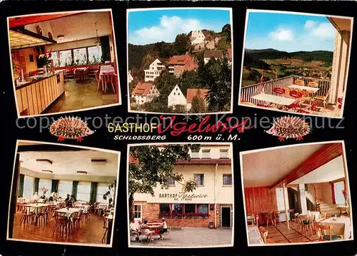 AK / Ansichtskarte Schnaittach Gasthof Igelwirt Bar Terrasse Gastraeume Schnaittach