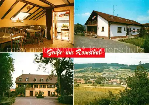 AK / Ansichtskarte Romsthal Ferien auf dem Bauernhof Landschaftspanorama Romsthal