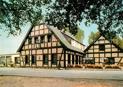AK / Ansichtskarte Leschede Gaestehaus Pension Restaurant Zum Alten Faehrhaus Leschede