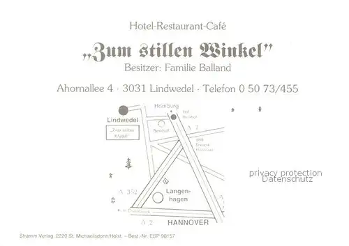 AK / Ansichtskarte Lindwedel Hotel Restaurant Zum stillen Winkel Lindwedel