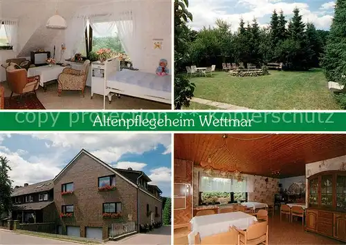 AK / Ansichtskarte Wettmar Altenpflegeheim Garten Wettmar