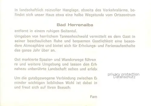 AK / Ansichtskarte Bad_Herrenalb Panorama mit Blick auf Gaststaette Pension Zum Ambos Schwarzwald Bad_Herrenalb