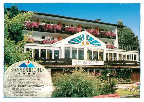 AK / Ansichtskarte Langenwang_Fischen Hotel Sonnenbichl am Rotfischbach Langenwang Fischen