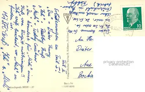 AK / Ansichtskarte Burgstaedtel_Dohna Ferienheim Progress Berlin Burgstaedtel_Dohna