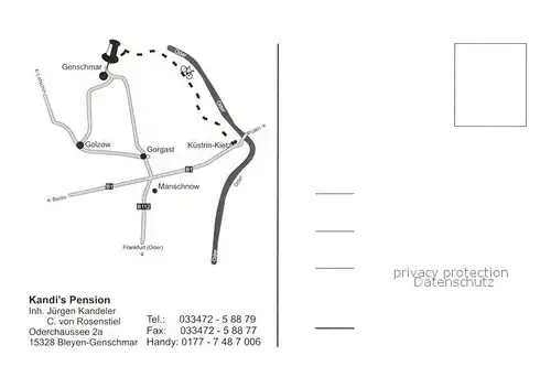 AK / Ansichtskarte Genschmar Kandi s Pension Genschmar