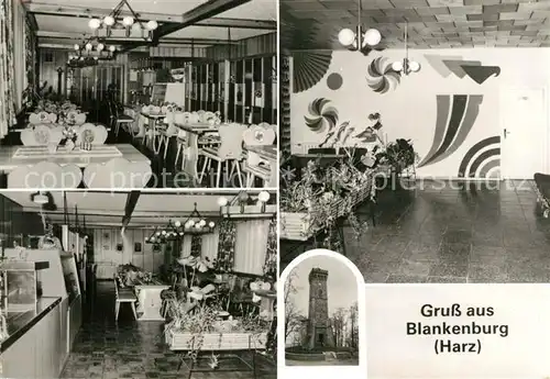 AK / Ansichtskarte Blankenburg_Harz Wilhelm Raabe Warte Betriebsferienheim der ZBO Einheit Dachrieden Aussichtsturm Blankenburg_Harz