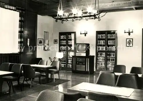 AK / Ansichtskarte Grillenburg VdN Kurheim Elsa Fenske Innenansicht Grillenburg