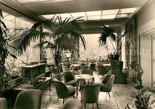 AK / Ansichtskarte Wernigerode_Harz FDGB Erholungsheim Georgij Dimitroff Wintergarten Wernigerode Harz