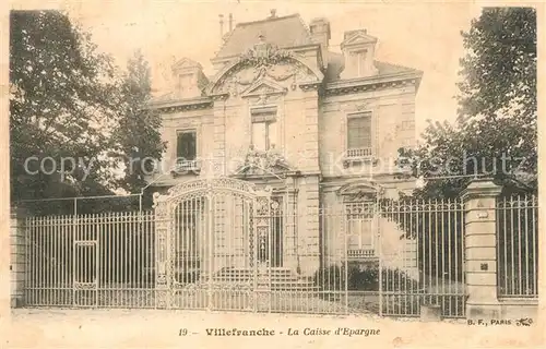 AK / Ansichtskarte Villefranche de Rouergue Caisse d Epargne Villefranche de Rouergue