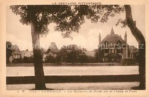 AK / Ansichtskarte Lamballe Batiments du Haras Champ de Foire  Lamballe