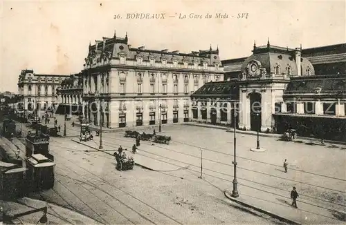 AK / Ansichtskarte Bordeaux Gare du Midi  Bordeaux