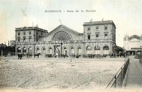 AK / Ansichtskarte Bordeaux Gare de la Bastide  Bordeaux