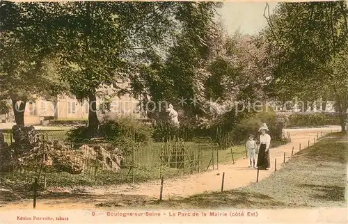 AK / Ansichtskarte Boulogne sur Seine Parc de la Mairie  Boulogne sur Seine