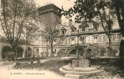 AK / Ansichtskarte Rodez L Eveche  Rodez