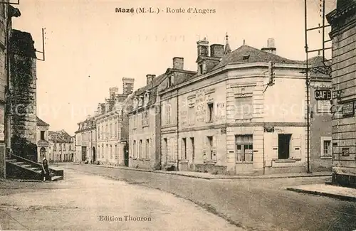 AK / Ansichtskarte Maze_Maine et Loire Route d Angers Maze Maine et Loire