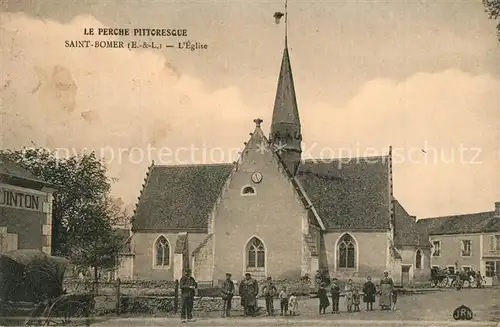 AK / Ansichtskarte Saint Bomer Eglise Saint Bomer