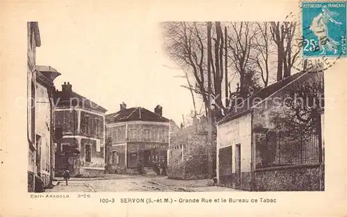 AK / Ansichtskarte Servon_Seine et Marne Grande Rue Bureau de Tabac Servon Seine et Marne