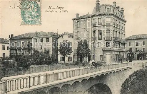 AK / Ansichtskarte Hendaye_Pyrenees_Atlantiques Entree de la Ville Hendaye_Pyrenees