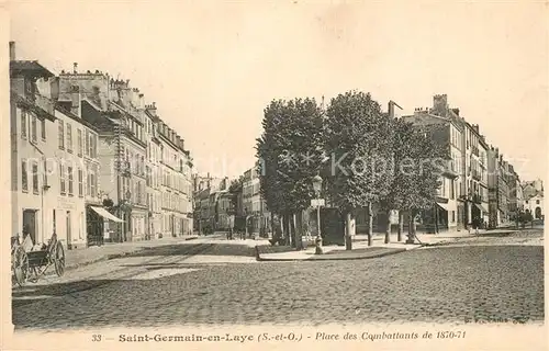 AK / Ansichtskarte Saint Germain en Laye Place des Combattants Saint Germain en Laye