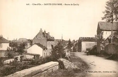 AK / Ansichtskarte Sainte Colombe_Cote d_Or Route de Cerilly Sainte Colombe_Cote d_Or