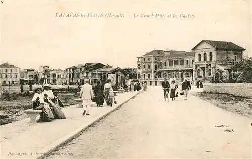 AK / Ansichtskarte Palavas les Flots_Herault Grand Hotel Chalets Palavas les Flots_Herault