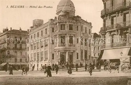 AK / Ansichtskarte Beziers Hotel des Postes Beziers