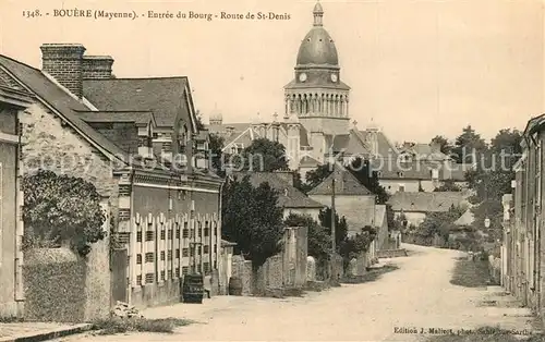 AK / Ansichtskarte Bouere Entree du Bourg Route de Saint Denis Bouere