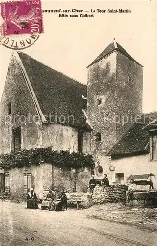 AK / Ansichtskarte Chateauneuf sur Cher Tour Saint Martin  Chateauneuf sur Cher