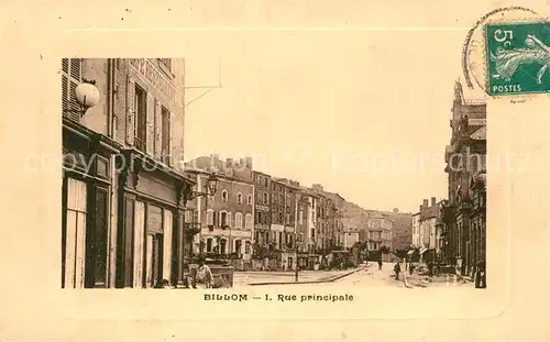 AK / Ansichtskarte Billom Rue principale Billom