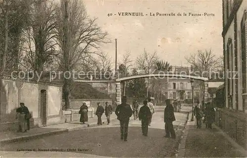 AK / Ansichtskarte Verneuil_Cher La Passerelle de la Fausse Porte Verneuil Cher