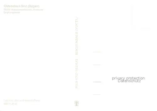 AK / Ansichtskarte Binz_Ruegen FDGB Urlauberwohnheim Pomorze Empfangshalle Binz_Ruegen