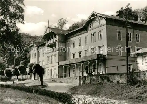 AK / Ansichtskarte Gernrode_Harz Stephanus Stiftung Feierabendheim Heim Hgental Gernrode Harz