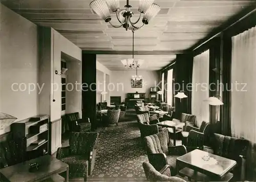 AK / Ansichtskarte Pobershau Erholungsheim Haus Katzenstein Klubraum Pobershau