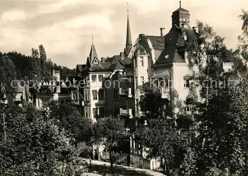 AK / Ansichtskarte Bad_Elster Villen Karl Marx Strasse Bad_Elster