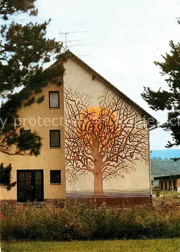 AK / Ansichtskarte Neinstedt Neinstedter Anstalten Osterbergsiedlung Giebelgestaltung Matthias Klemm Neinstedt