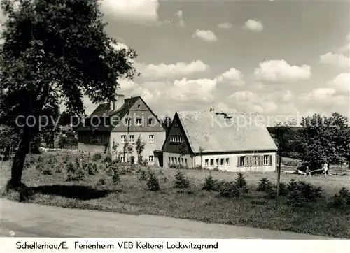 AK / Ansichtskarte Schellerhau Ferienheim VEB Kelterei Lockwitzgrund Handabzug Schellerhau