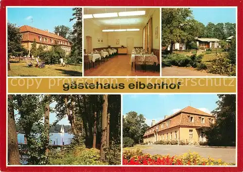 AK / Ansichtskarte Pieskow_Bad_Saarow Gaestehaus Eibenhof Pieskow_Bad_Saarow
