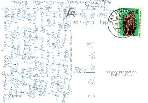 AK / Ansichtskarte Bad_Schandau FDGB Erholungsheim Pawel Bykow Empfang Speisesaal Bad_Schandau