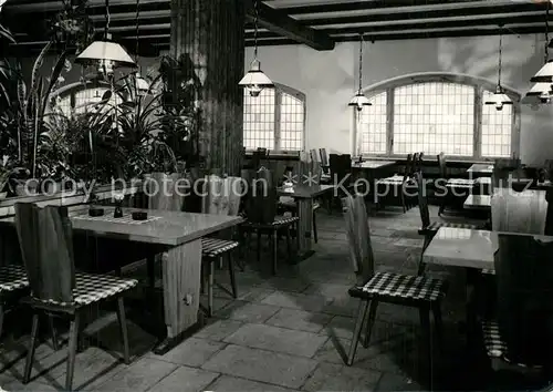 AK / Ansichtskarte Bergen_Ruegen HO Rugard Gaststaette Bergen Ruegen