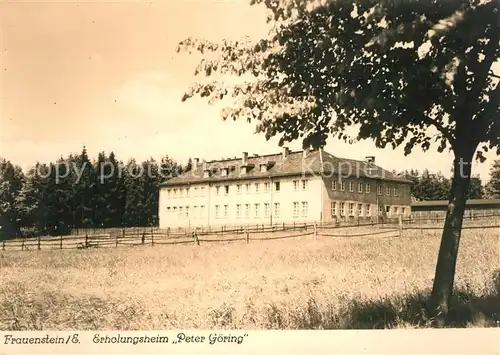 AK / Ansichtskarte Frauenstein_Sachsen Erholungsheim Peter Goering Handabzug Frauenstein_Sachsen