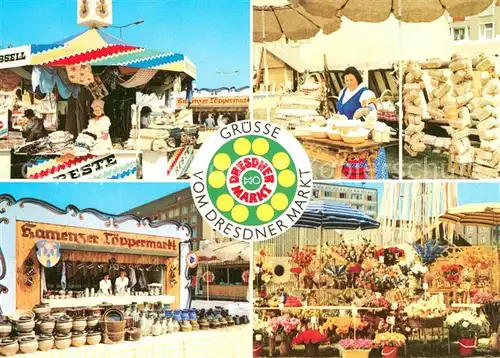 AK / Ansichtskarte Dresden Dresdner Markt Dresden