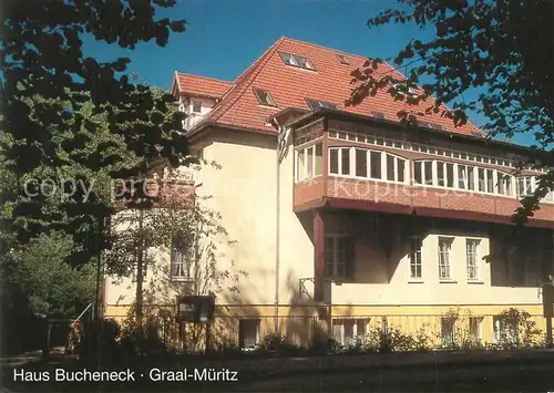 AK / Ansichtskarte Graal Mueritz_Ostseebad Erholungsheim Haus Bucheneck Graal Mueritz_Ostseebad