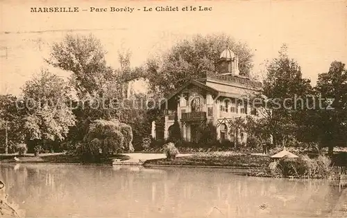 AK / Ansichtskarte Marseille_Bouches du Rhone Le Chalet et le Lac Marseille