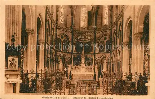 AK / Ansichtskarte Goderville Eglise Saint Madeleine Goderville