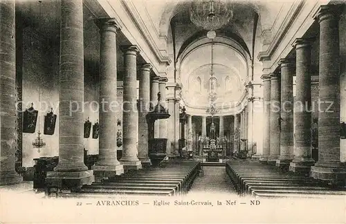 AK / Ansichtskarte Avranches Eglise Saint Gervais Avranches