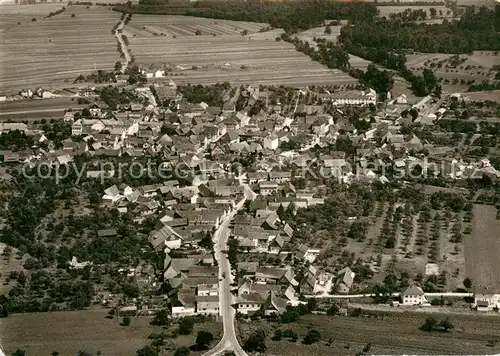 AK / Ansichtskarte Schwarzach_Rheinmuenster Fliegeraufnahme Schwarzach_Rheinmuenster