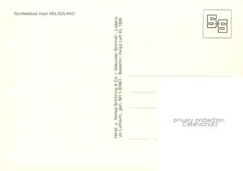 AK / Ansichtskarte Helgoland Fliegeraufnahme Helgoland