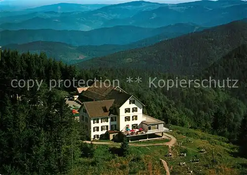 AK / Ansichtskarte Badenweiler Fliegeraufnahme Berghotel Hochblauen Badenweiler