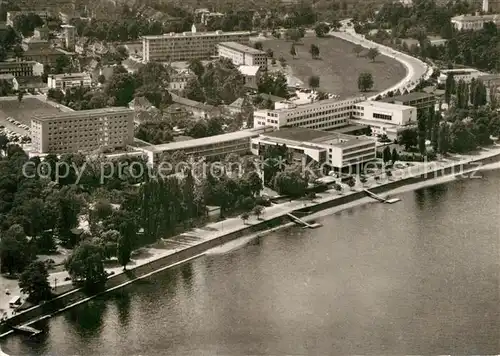 AK / Ansichtskarte Bonn_Rhein Fliegeraufnahme Rhein Bundeshaus Bonn_Rhein