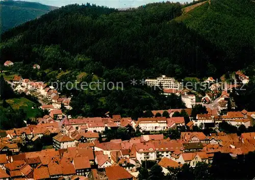 AK / Ansichtskarte Bad_Lauterberg Fliegeraufnahme Kneippsanatorim Dr. von Plachy Bad_Lauterberg